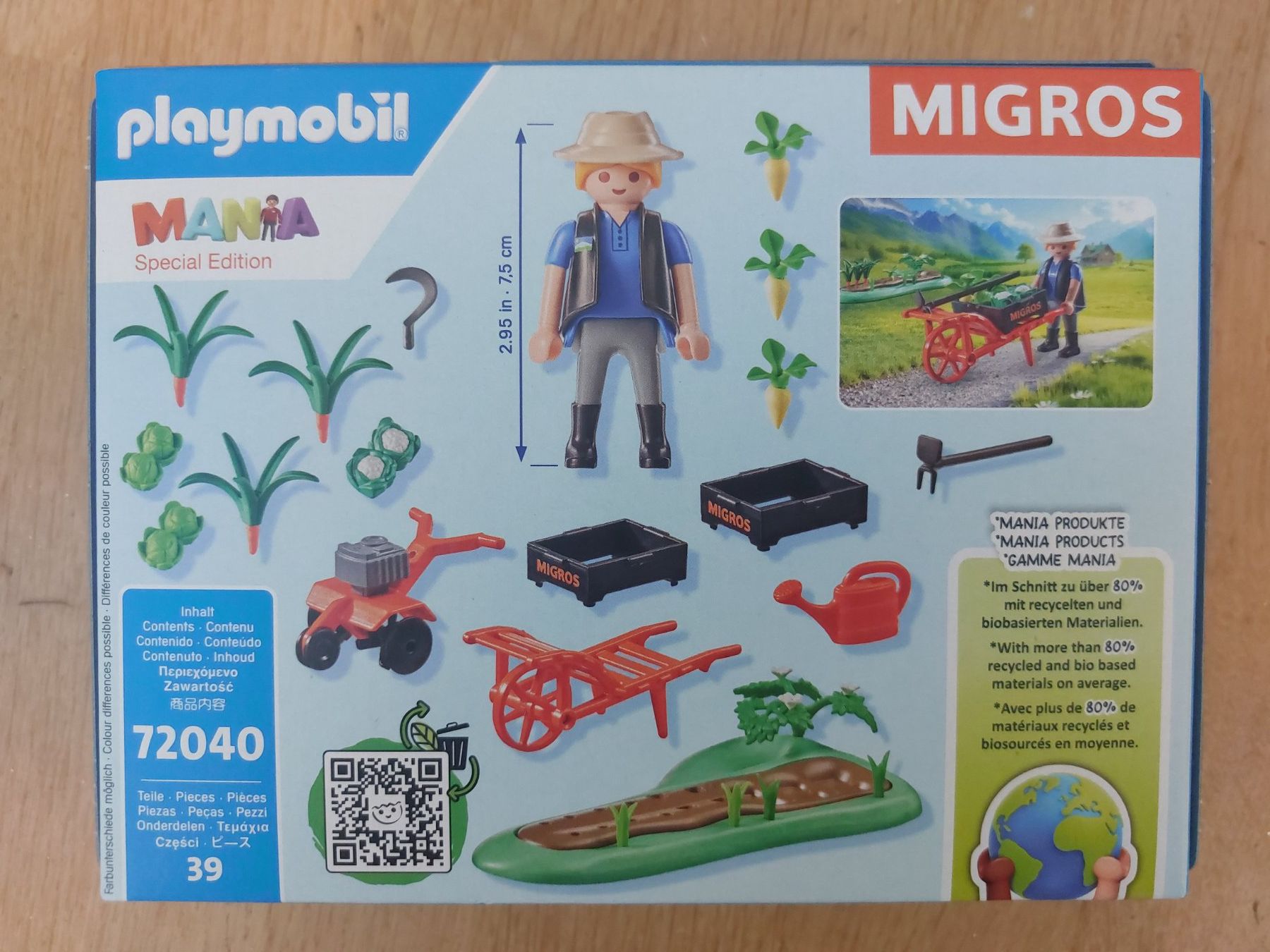 Playmobil Giocattoli: PLAYMOBIL 72040 Gemüsefeld – Nuovo e nell'imballaggio originale da Balterswil venduto da Steineparadies 1