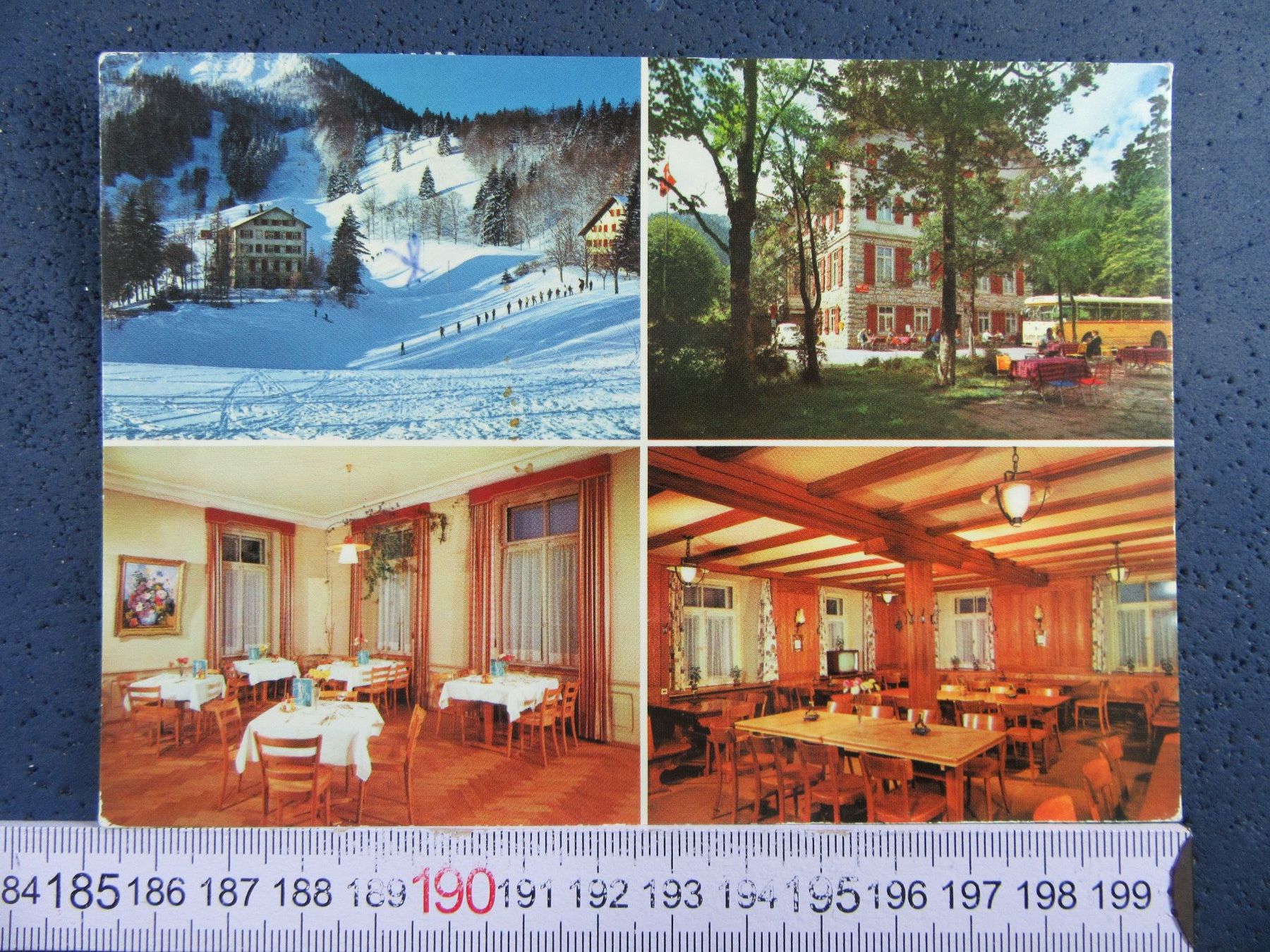 Cartoline postali: OBERBALMBERG SO AK HOTEL KURHAUS SKI POSTAUTO 1974 – Usato da Ettingen venduto da Hausi4711
