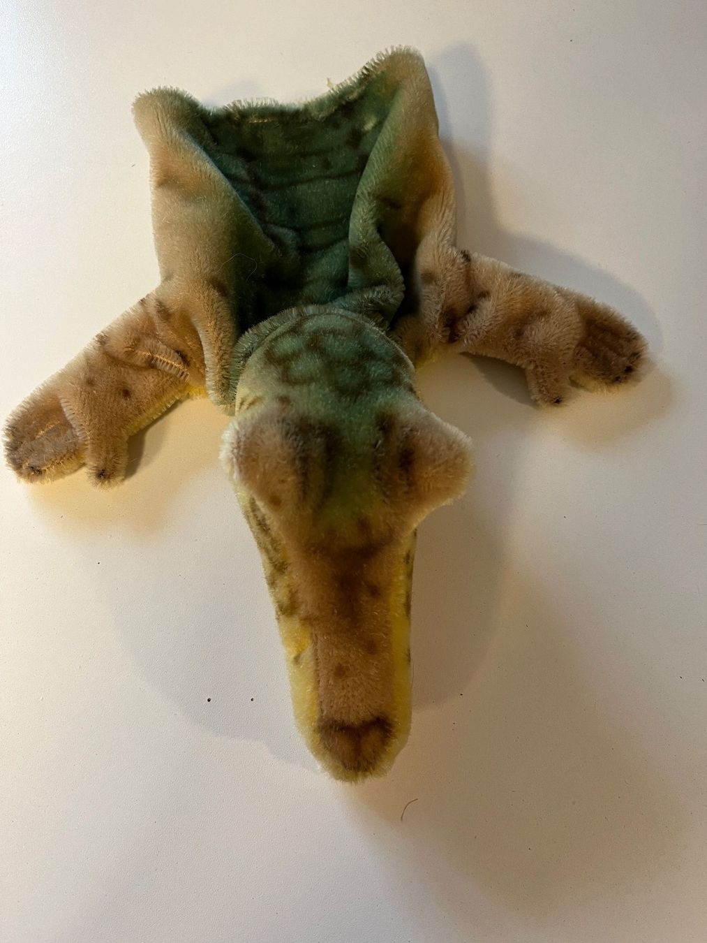 Steiff Giocattoli: Steiff Handpuppe Krokodil "Gaty" – Usato da Hagenbuch ZH venduto da Gasmen 4