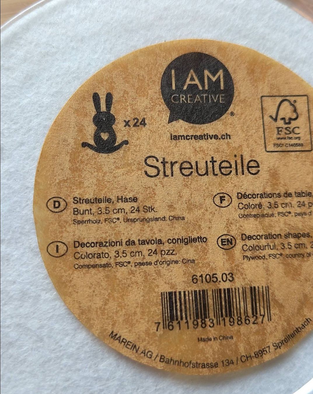 Alle Dekorationen: 8 Pack Osterhasen Streuteile Neu Hasen Geschenk – Neu (gemäss Beschreibung) aus Leuggern von Pummi19 1
