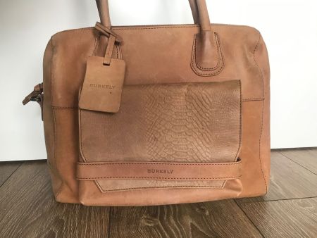 Sac BURKELY Cuir Marron - Élégant pour l'Automne!