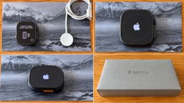 Apple Watch Ultra 3 49 mm – Black Titanium – Black Ocean Ban