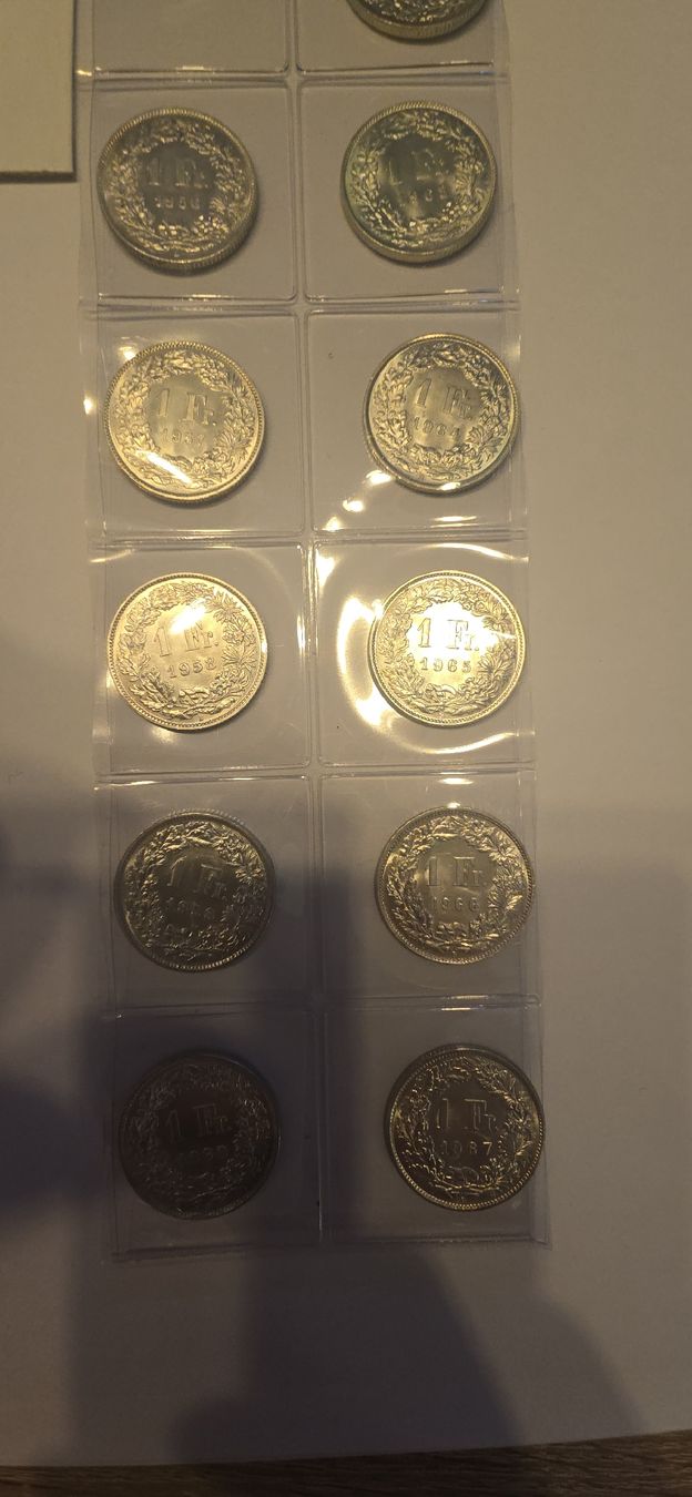 Alle Münzen: Pieces 1chf 1953 - 1967 ab 1.- – Neu (gemäss Beschreibung) aus Fribourg von yan_z5fr 3