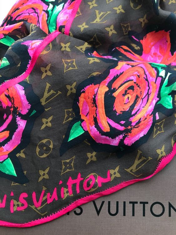 Louis Vuitton Stephen Sprouse Rose Scarf