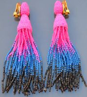 Oscar De La Renta Ohrringe / boucles d'oreilles