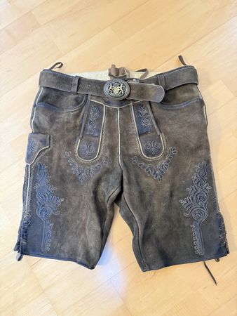 Wiesn Lederhose Oktoberfest, Grösse 48, neu!