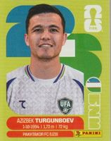 FIFA WORLD CUP 2026 Panini Sticker UZB 14 AZIZBEK TURGUNBOEV