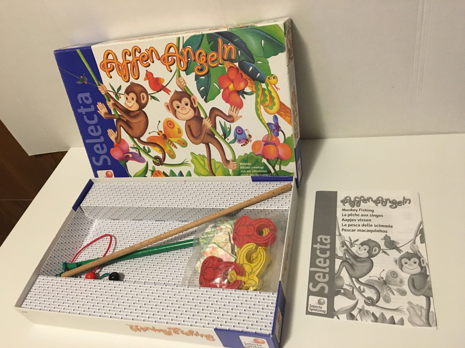Selecta Giochi: Affen Angeln - Spiel von Selecta - 1999 – Usato da Andwil SG venduto da Rainboli 4