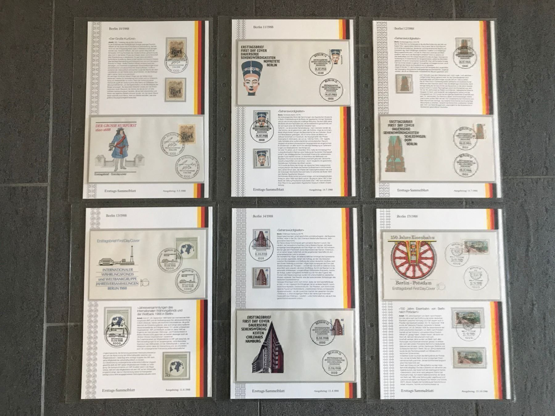 Alben: Briefmarken-Album "Berlin" Nr. 5/6 – Gebraucht aus Rain von SRIC01 5