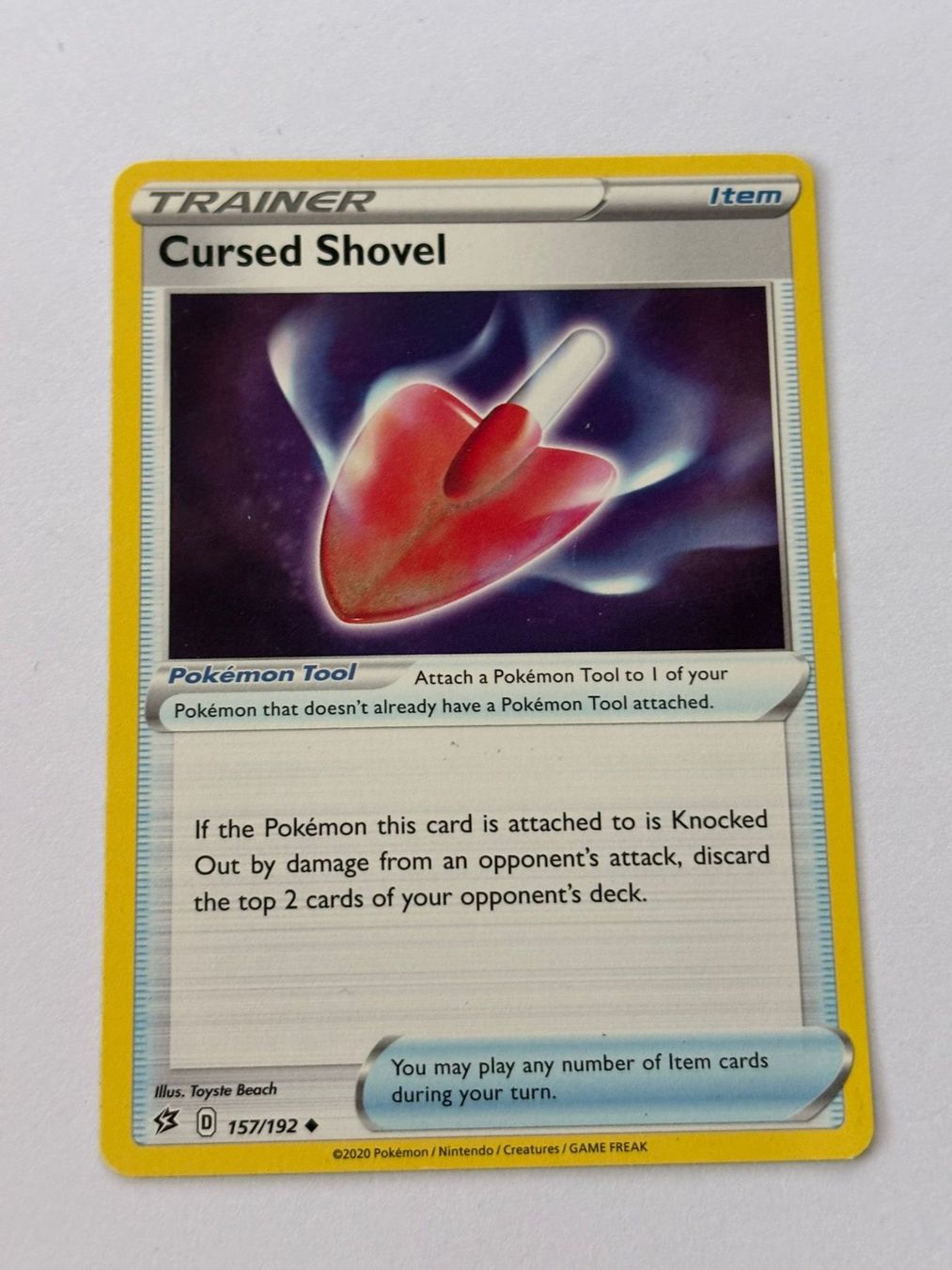 Pokémon Carte collezionabili: Cursed Shovel 157/192 – Usato da Herisau venduto da Seyashop_2