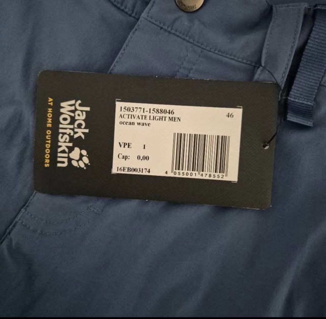 Jack Wolfskin Hosen: Wanderhose Jack Wolfskin Activate Light blau Grösse 46 – Neu und originalverpackt aus Münchenstein von yes_l59n 3