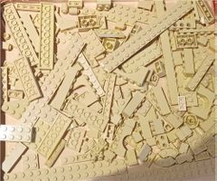 LEGO 150 Verschiedene Beige Teile -F10