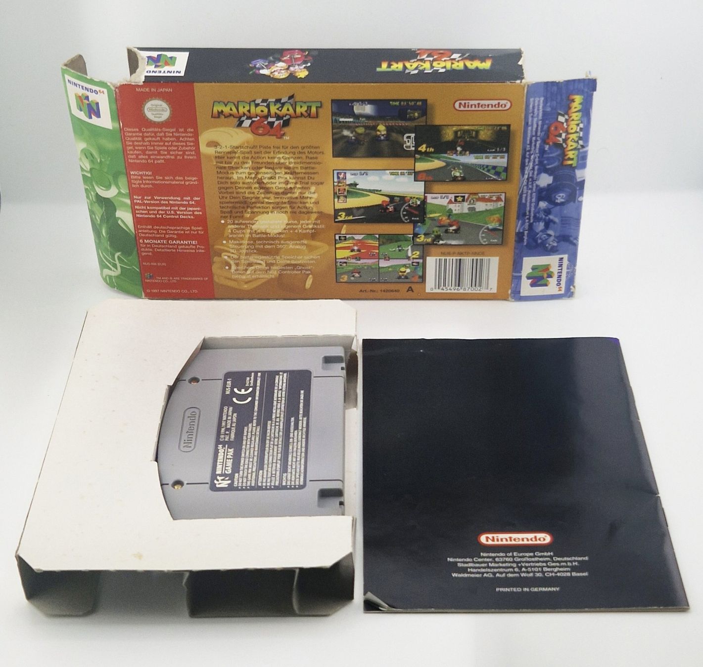 Nintendo Giochi: Mario Kart 64 / Nintendo 64 – Usato da Ollon VD venduto da sushi1224 1