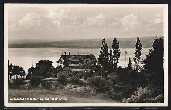 Cartoline postali: Walzenhausen, Pension Rosenberg Geschw.  – Usato da Berlin venduto da bartko-reher