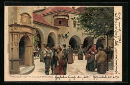 Paul Hey: München, Hof im Königlichen 