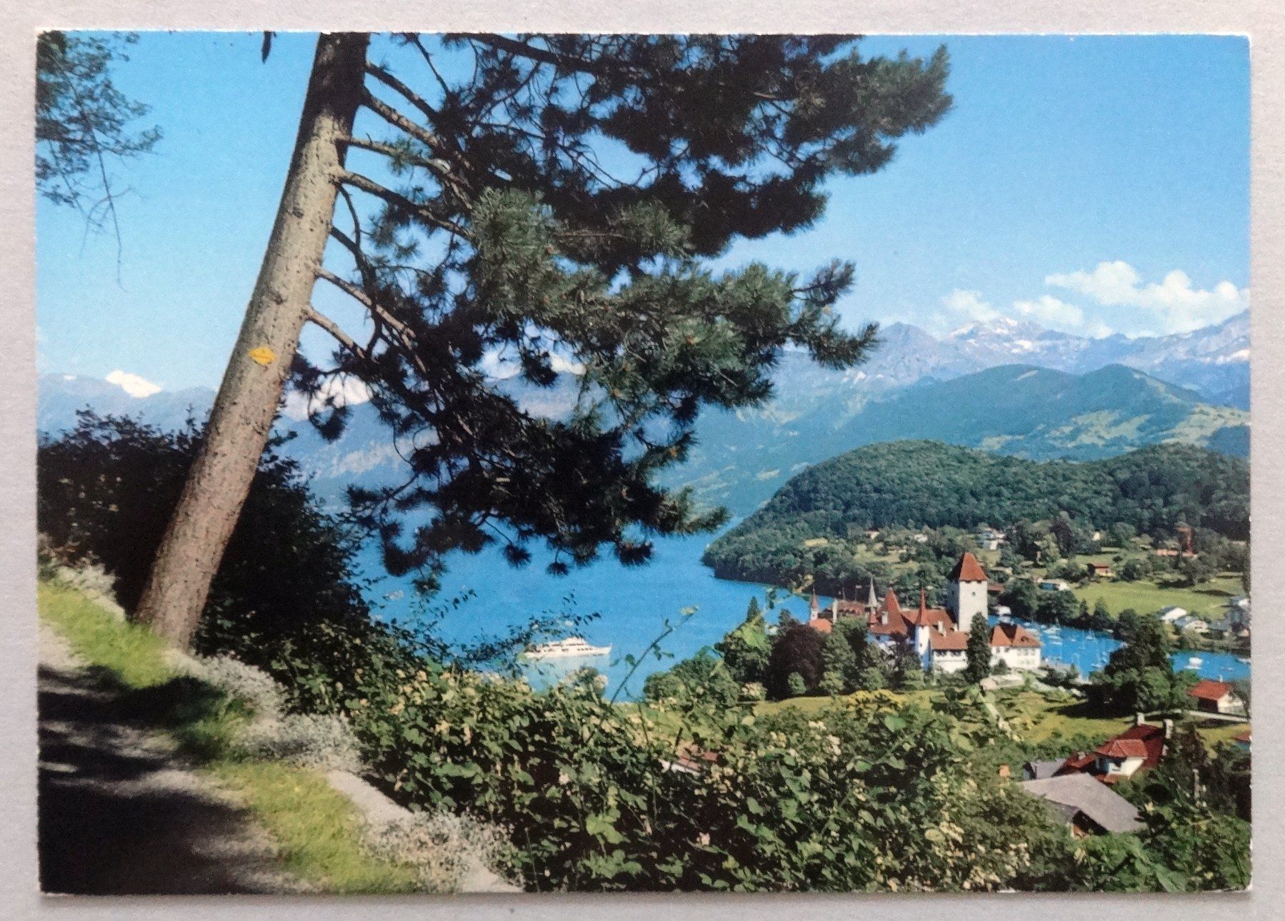 Ansichtskarten: Spiez, Thunersee – Gebraucht aus Fétigny von Billy2miny