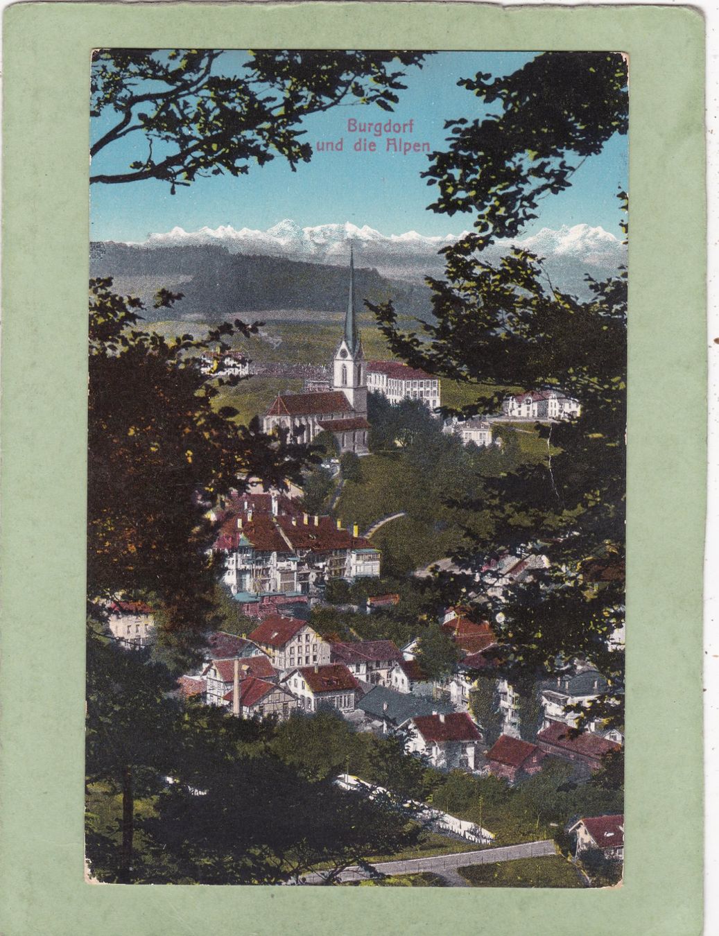 Ansichtskarten: Burgdorf 1917 – Gebraucht aus Herisau von Lisegrat2008