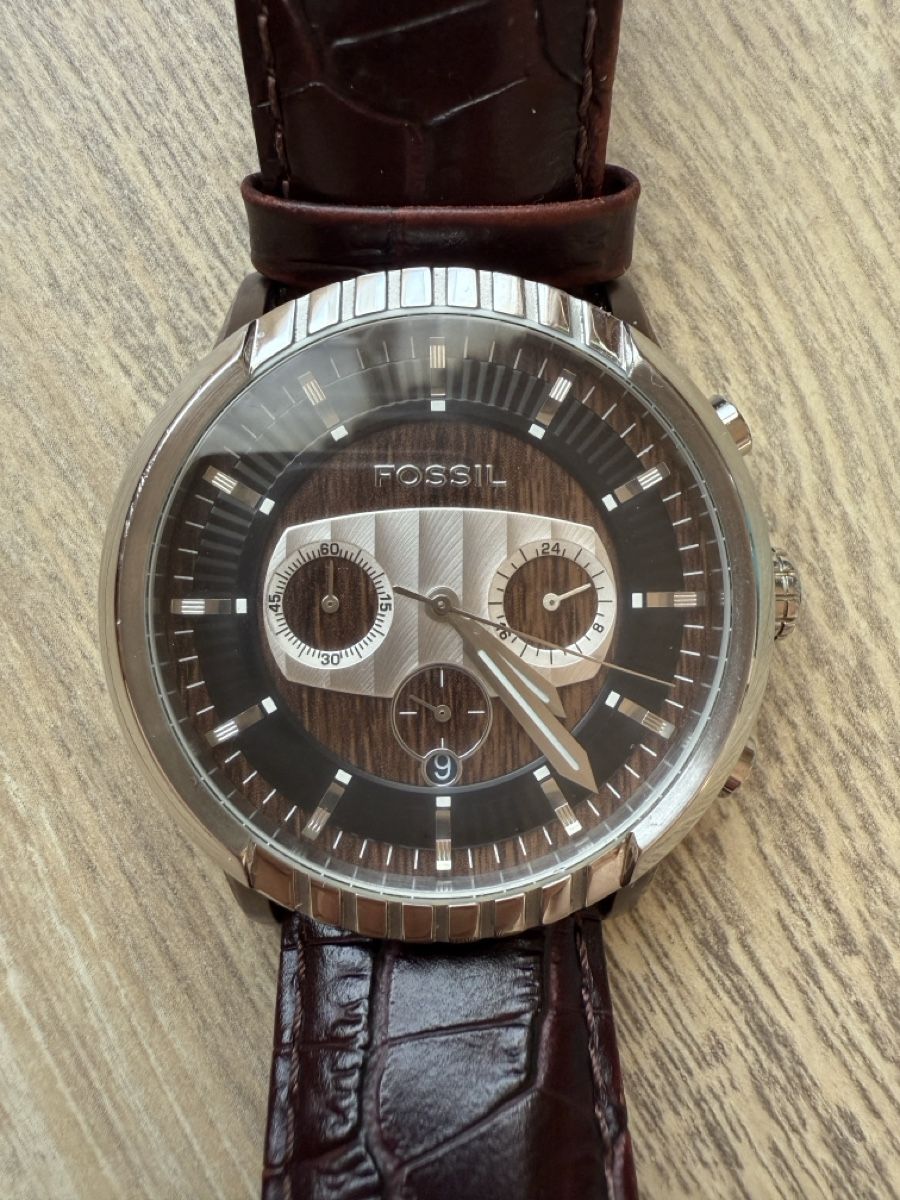 Fossil Montres: Fossil Herren Uhr, braunes Leder – Neuf (Voir description) à Sarmenstorf par Nathaliie_21 1