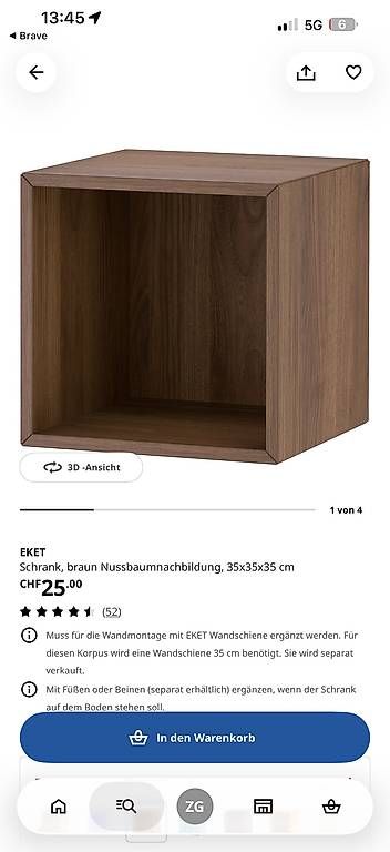 Regale: Ikea Eket 2x  – Gebraucht aus Flawil von Jorge_Sigg69