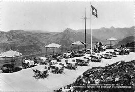 Beckenried (NW) Klewenalp Bahnrestaurant Terrasse
