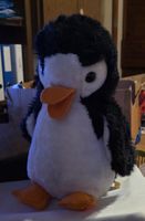 Plüschtier der Pinguin siehe Fotov