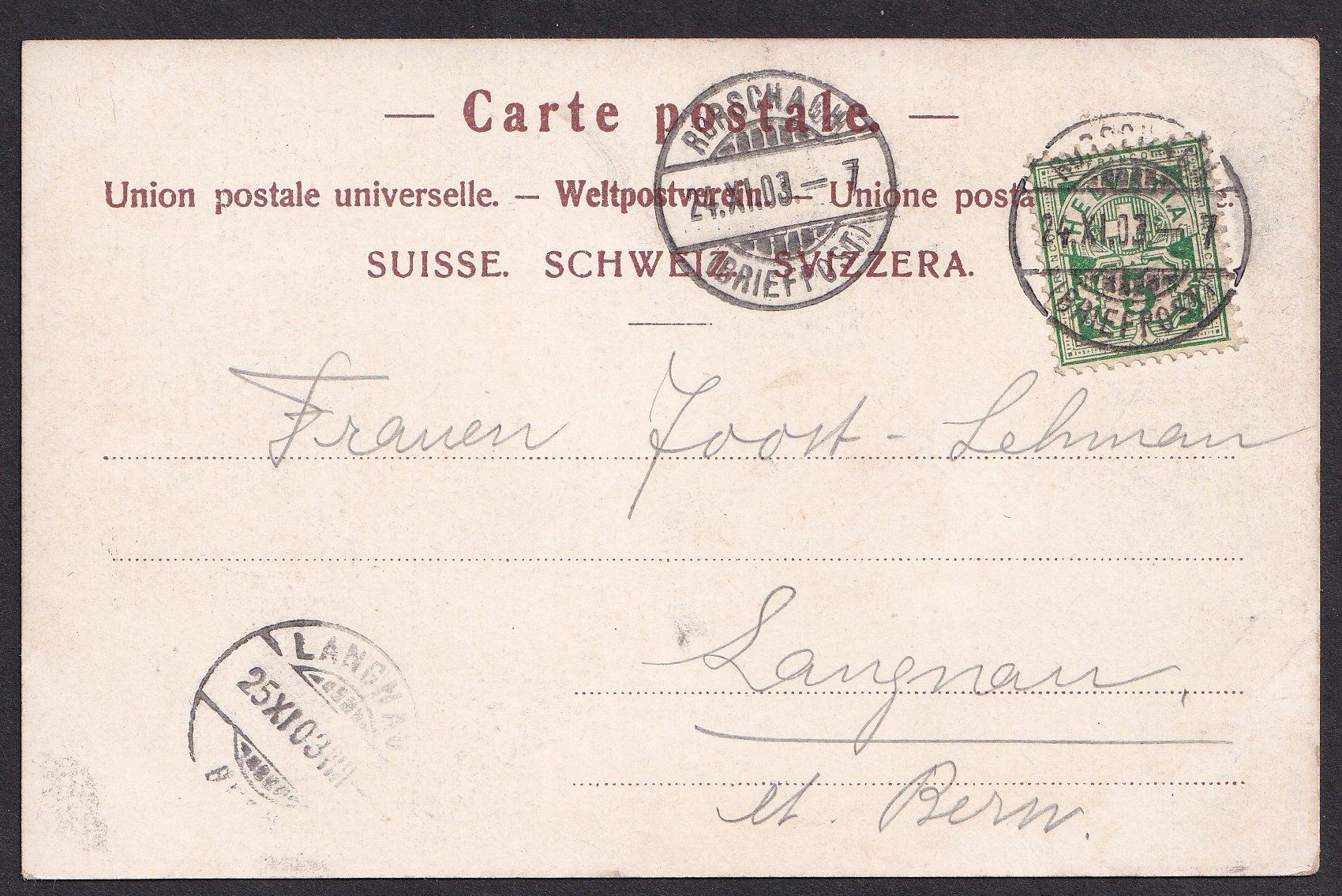 Cartoline postali: Rorschach Hafenplatz und Hafen mit Dampfschiffen – Usato da Olten venduto da clotaldi 1