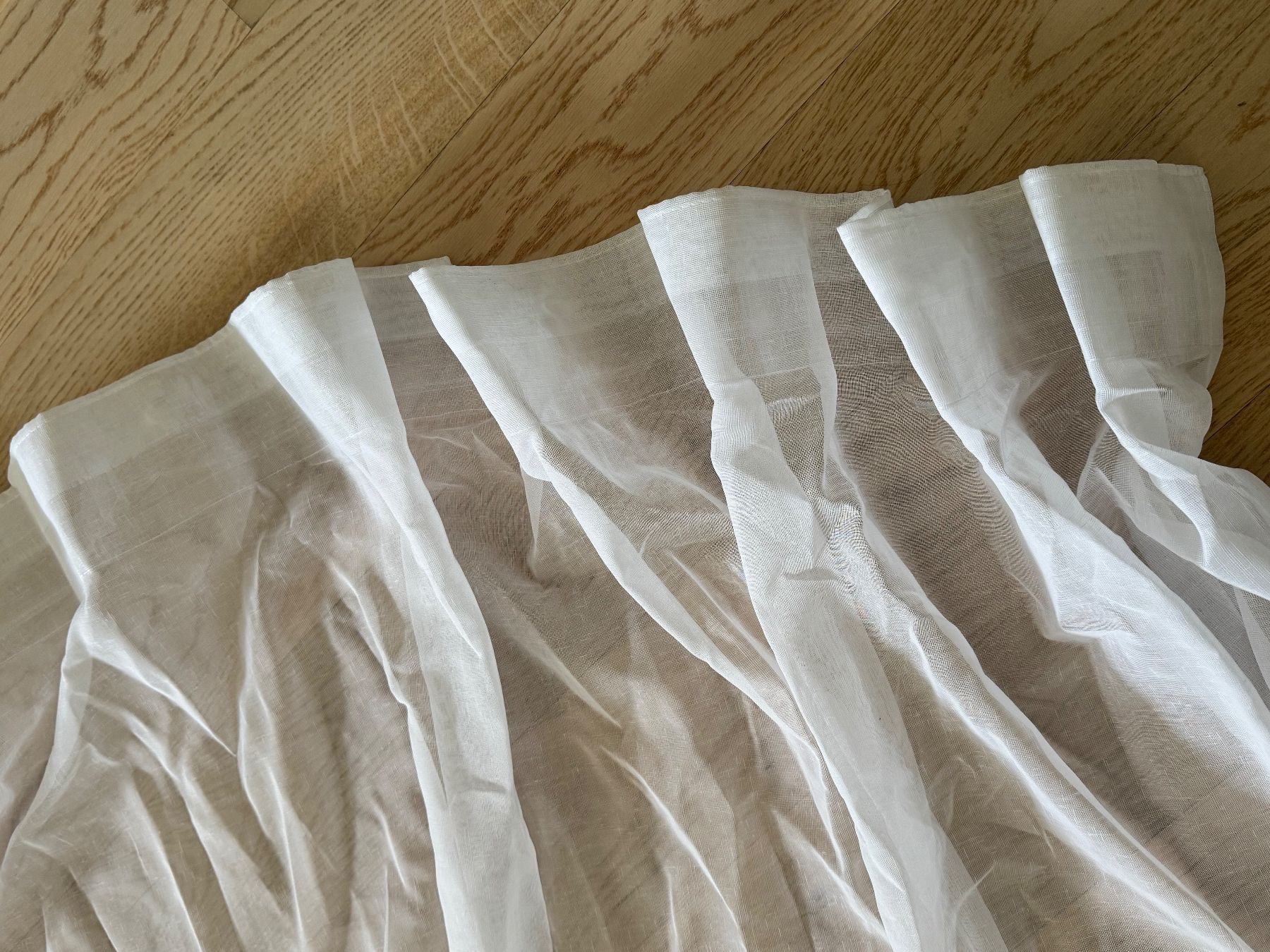 Vorhänge: 2x Vorhang, weiss, ca. 240cm x 200cm – Gebraucht aus Wallisellen von Z0C 2