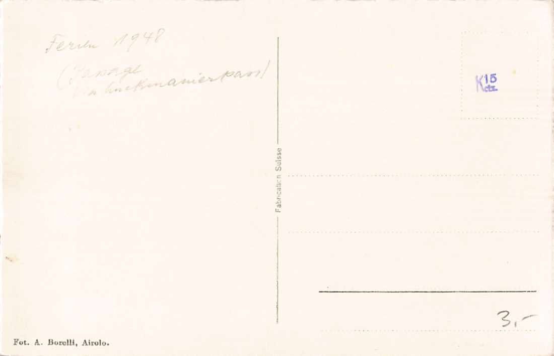 Cartoline postali: Saluti di AQUAROSSA 1958 – Usato da Lufingen venduto da Rac0 1