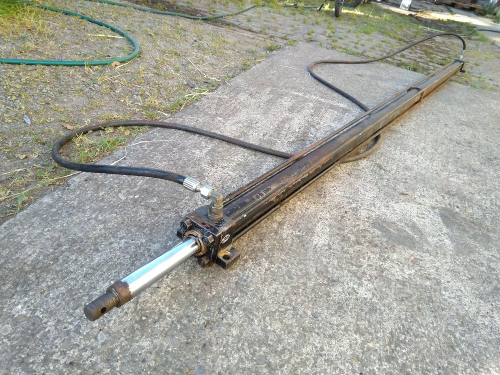 BITUXX Hydraulikzylinder 8 Tonnen – Doppelhubpumpe, Hub 65–115 Cm, 17 Mm Bohrung, Für Motorkran & Wagenheber