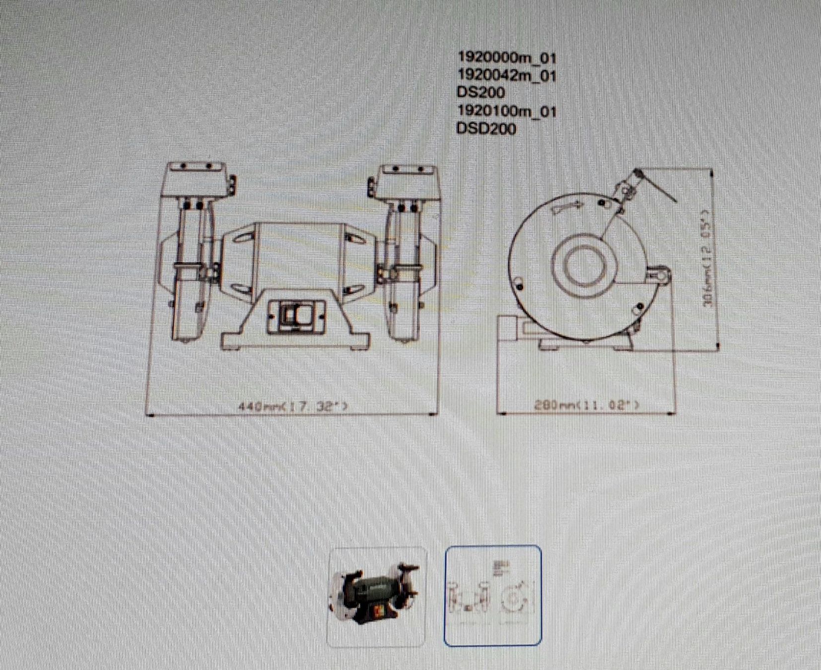 Metabo Smerigliatrici & Lucidatrici: Doppelschleifmaschine "Metabo DS 200" – Usato da Röschenz venduto da foxxi55 1