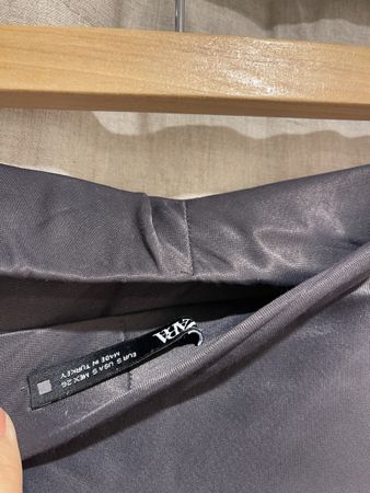 Damen Rock Jupe Zara grau Grösse S Versand + 9.-