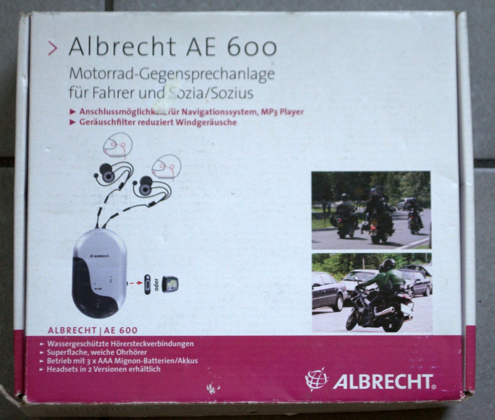 Funktechnik: Albrecht AE 600 Intercom Motorrad / interphone de moteur – Gebraucht aus Collonges von arashee 1