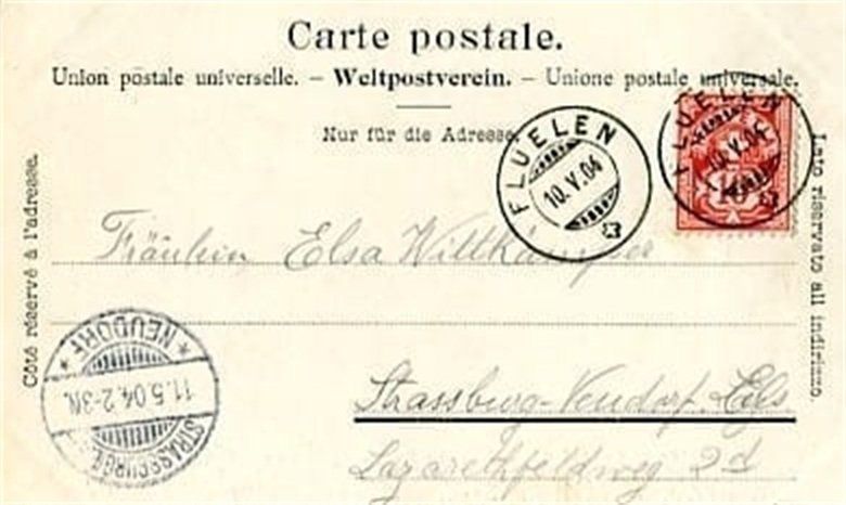 Cartoline postali: Flüelen – Usato da Ottikon b.Kemptth. venduto da Neptun1974 1