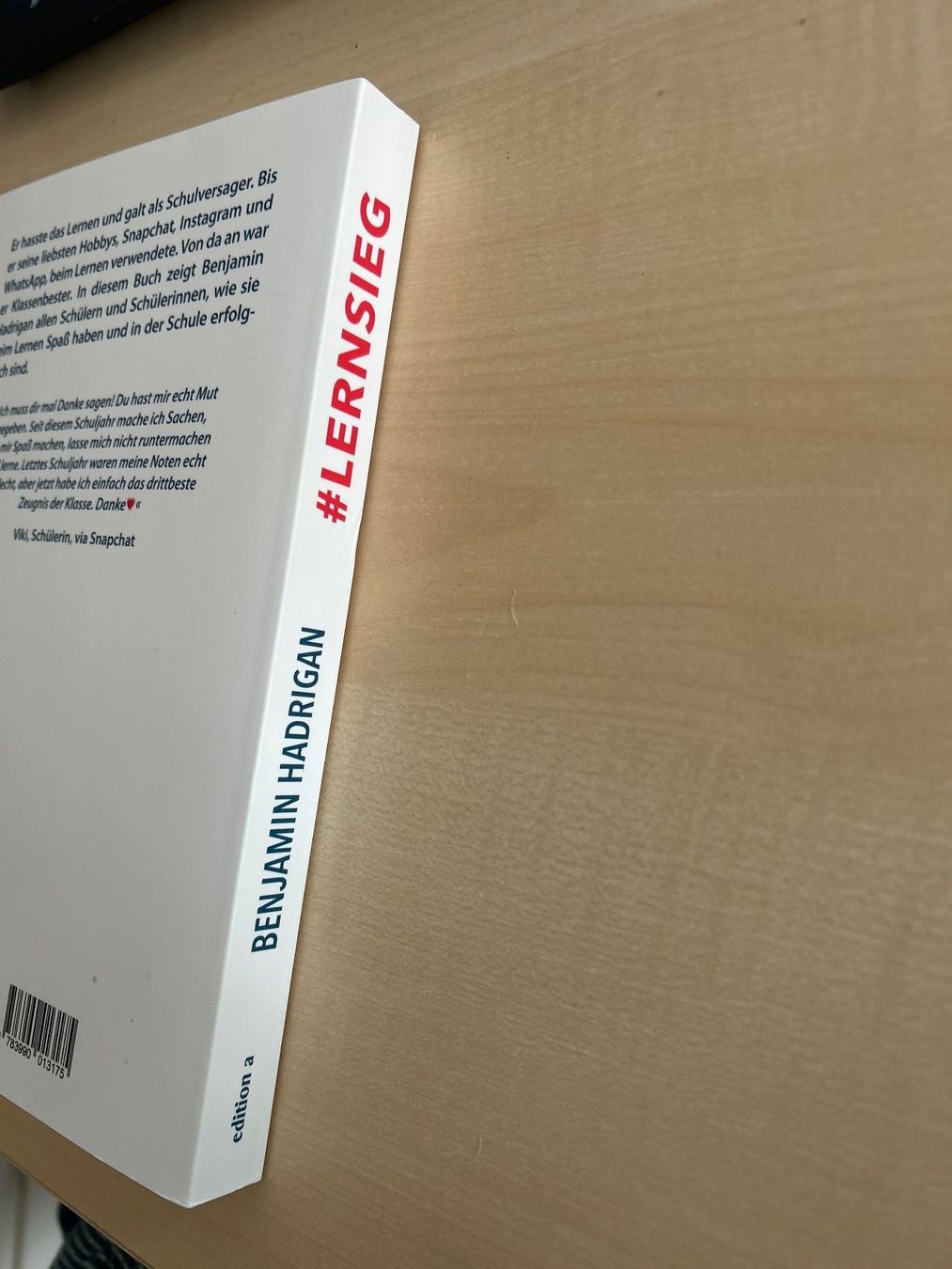 Libri: #Lernsieg, Hadrigan,  lernen mit Snapchat, Instagram, ... – Usato da Aarau venduto da R-O-G-E-R 2