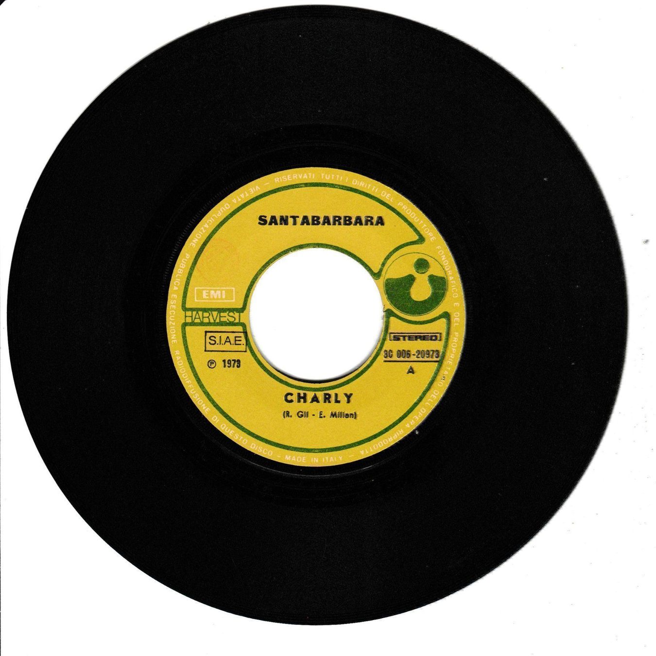 Dischi in vinile: Santabarbara - Charly 7" Vinyl 1973 – Usato da Tübach venduto da JamesStone 2