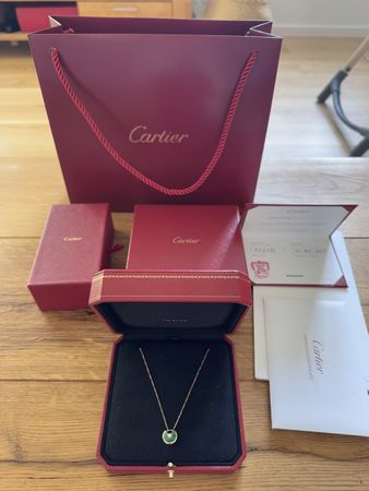Cartier Amulette Malachite Necklace full set