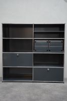 Étagère modulable de 8 casiers, USM Haller, Suisse