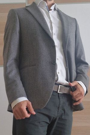 Giacca uomo lana cachemire taglia 48 slim usata