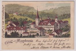 Ansichtskarte MAGDENAU 1900