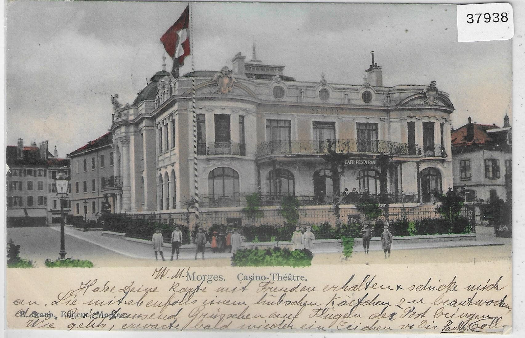 Cartoline postali: Morges - Casini-Theatre - animee – Usato da Ettingen venduto da Kartenplanet