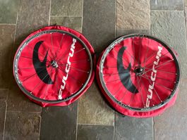 Fulcrum Racing Zero Laufradsatz durcgebraucht mit Radtaschen