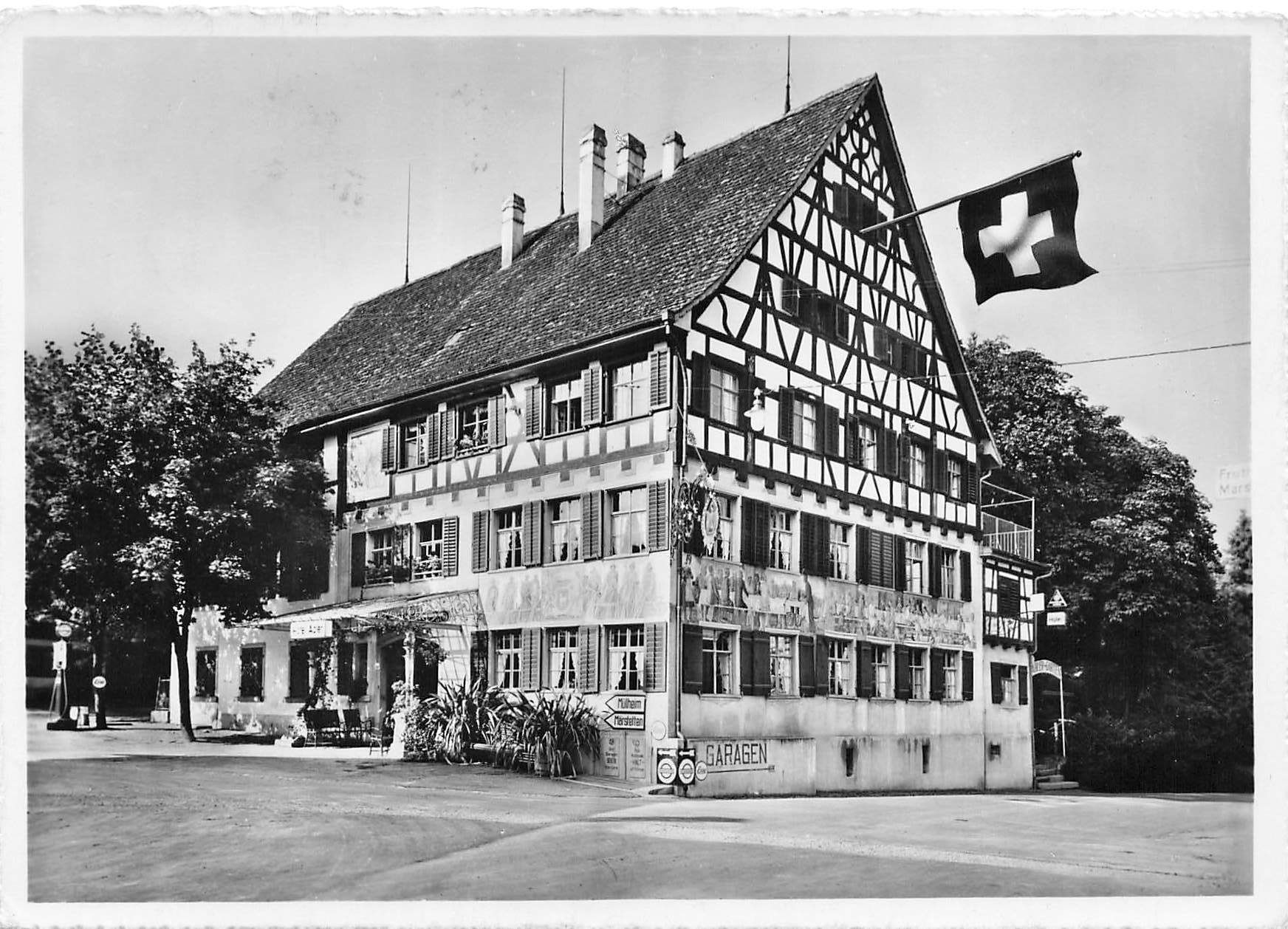 Cartoline postali: Hotel adler ermatingen G – Usato da Biasca venduto da Blenio71