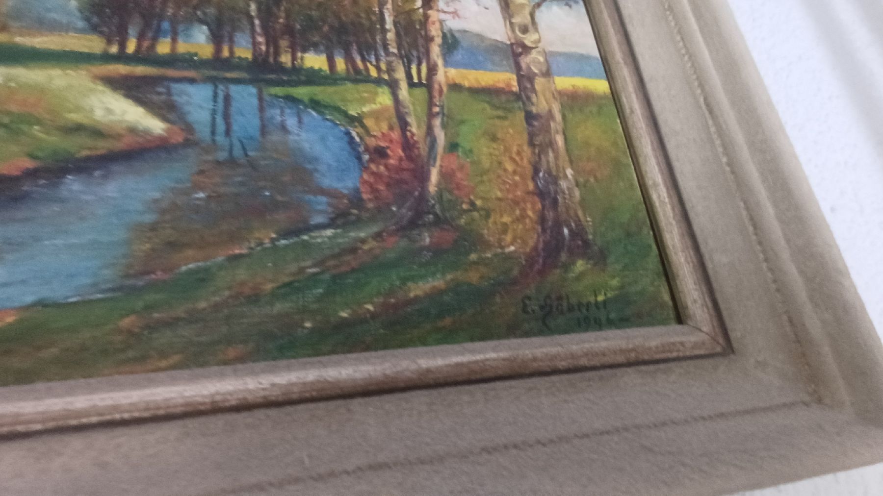 Tableaux: Schönes Landschaftsbild Handgemalt – D'occasion à Flawil par Pinkmalibu 5
