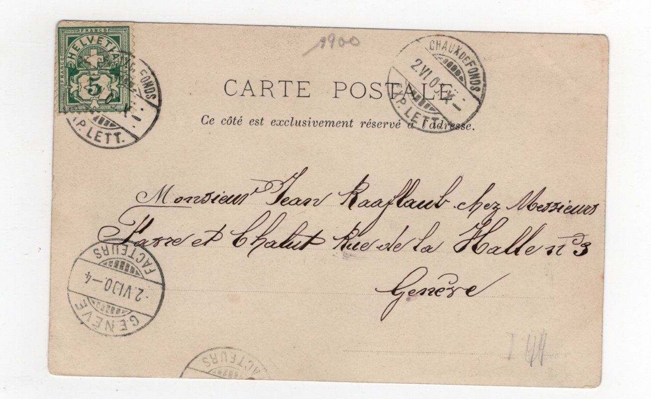Cartoline postali: La Chaux-de Fonds Tram – Usato da Rapperswil SG venduto da INTELVI 1
