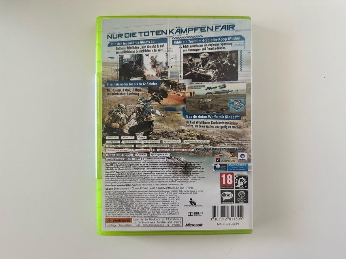 Giochi: Tom Clancy's Ghost Recon Future Soldier Xbox 360 One SeriesX – Usato da Couvet venduto da Aura_aura 2