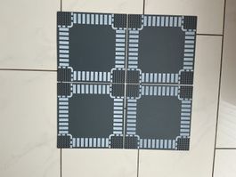 4 Legoplatten Strasse 25x25cm