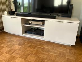 Fernsehmöbel, weiss