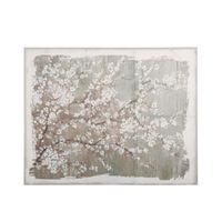 Leinwandbild Blumenmuster 152x122cm