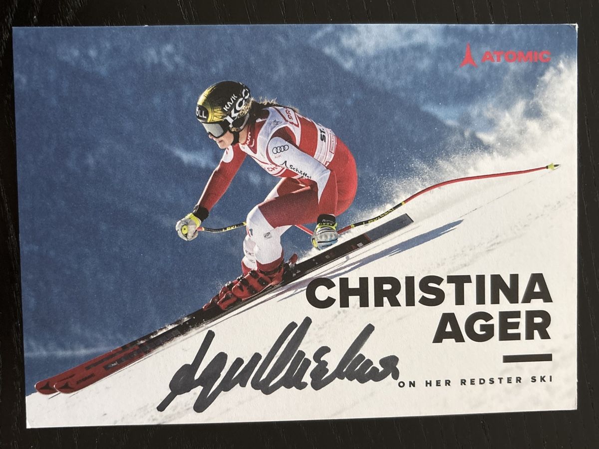 Autogramme: Signierte Autogrammkarte Christina Ager – Gebraucht aus Uetendorf von hoisle