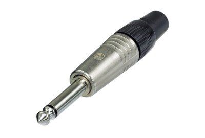Laufwerke & Adapter: 2-poliger 6.35 mm Klinkenstecker, Fb. silber, 50 Stk. – Neu und originalverpackt aus Hittnau von kleen